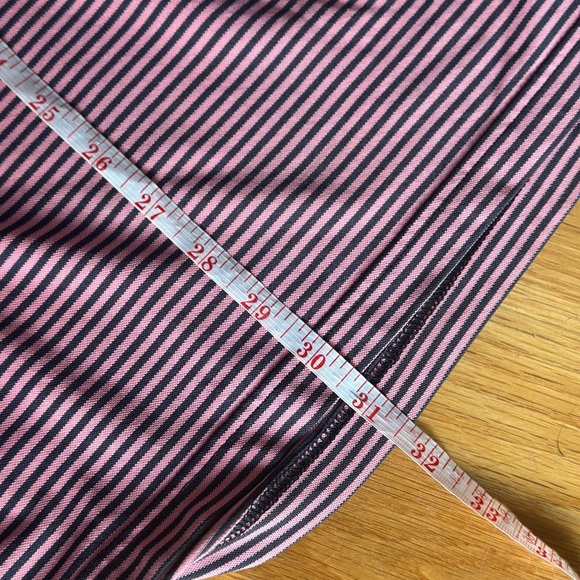 Southern Point Co XXL Short Sleeve Polo Shirt Stretch Golf Stripes Men Pink Navy - Picture 6 of 8